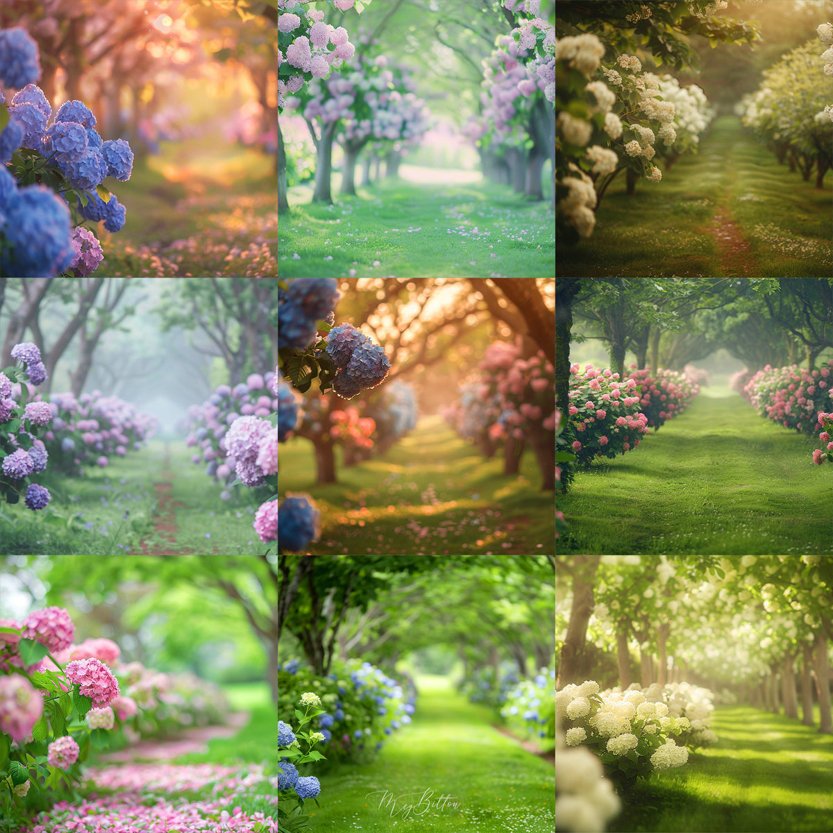 Hydrangea Tree Background Ultimate Hydrangea Background Bundle – Meg Bitton Productions