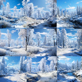 Winter Wonderland Background Bundle - Meg Bitton Productions