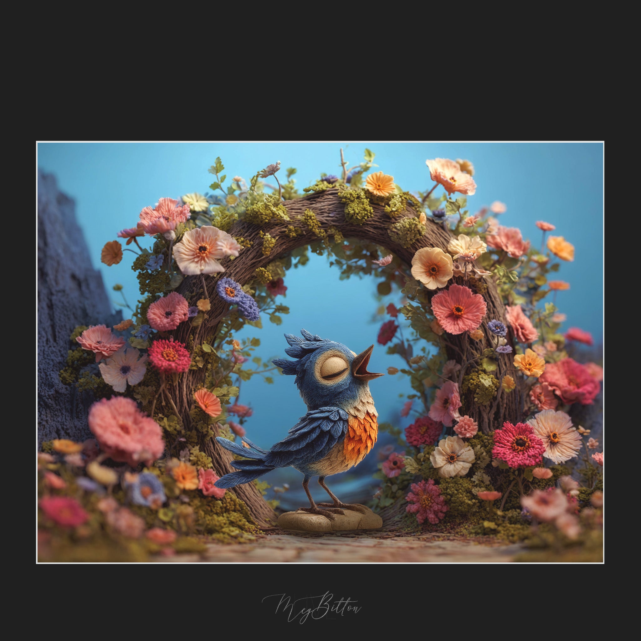 Magical Claymation Bird Overlays