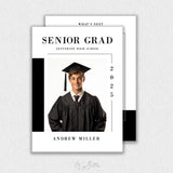 Black and White Senior Template #3