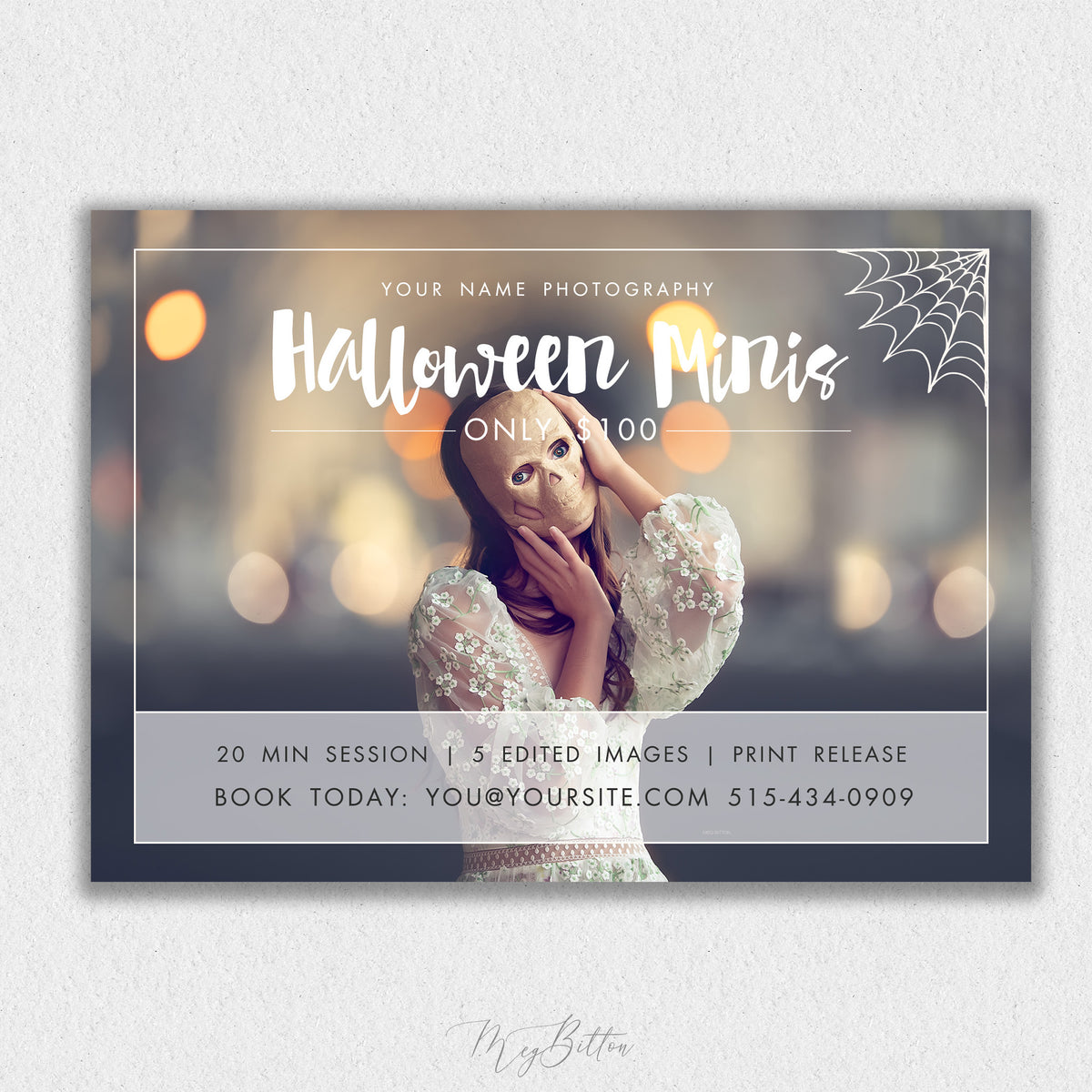 Halloween Mini Session Template #1