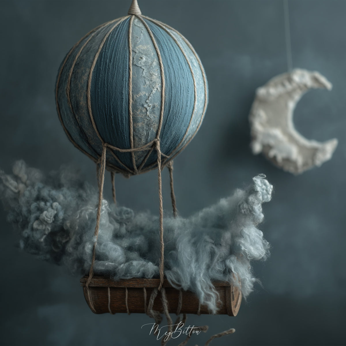 Digital Background: Hot Air Balloon
