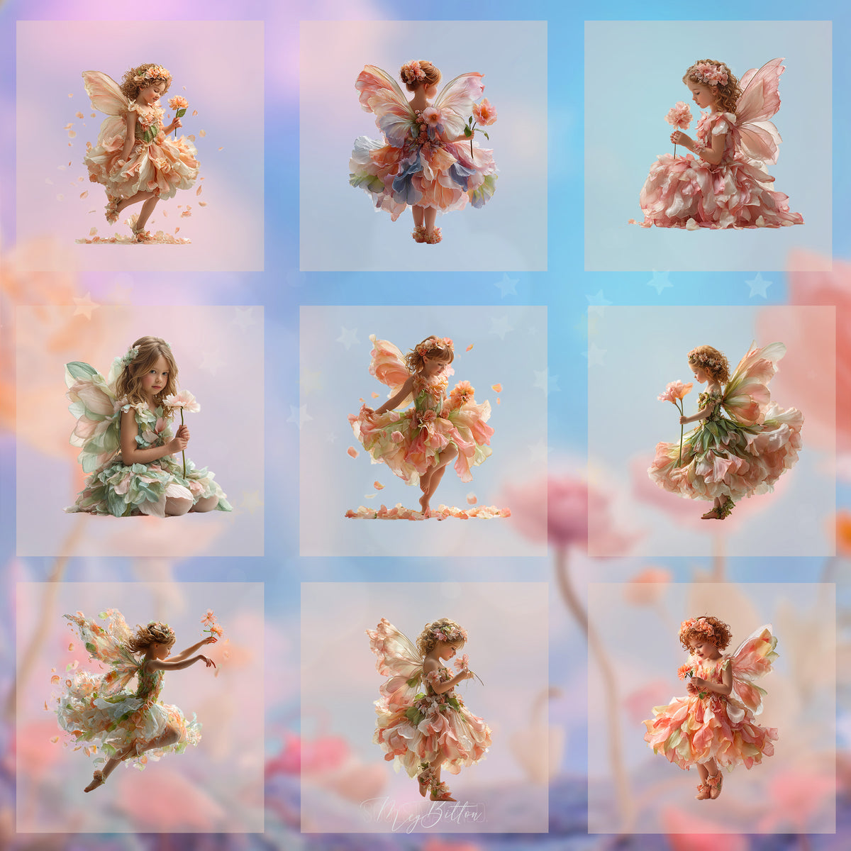 Magical Spring Fairy Model Overlays