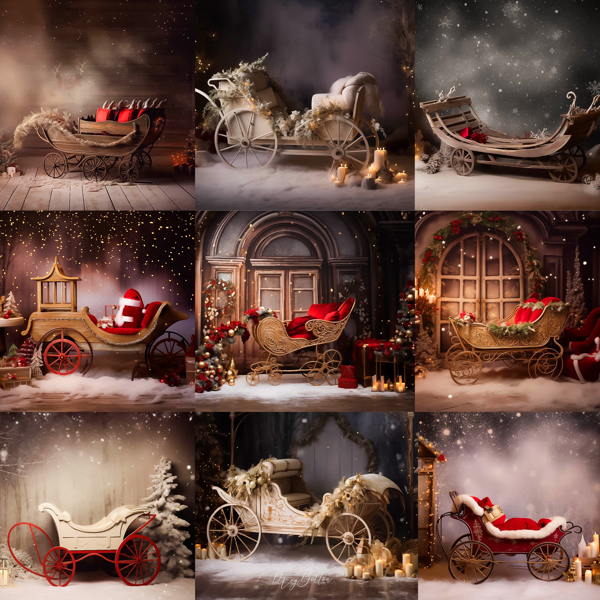 Studio Sled Background Bundle