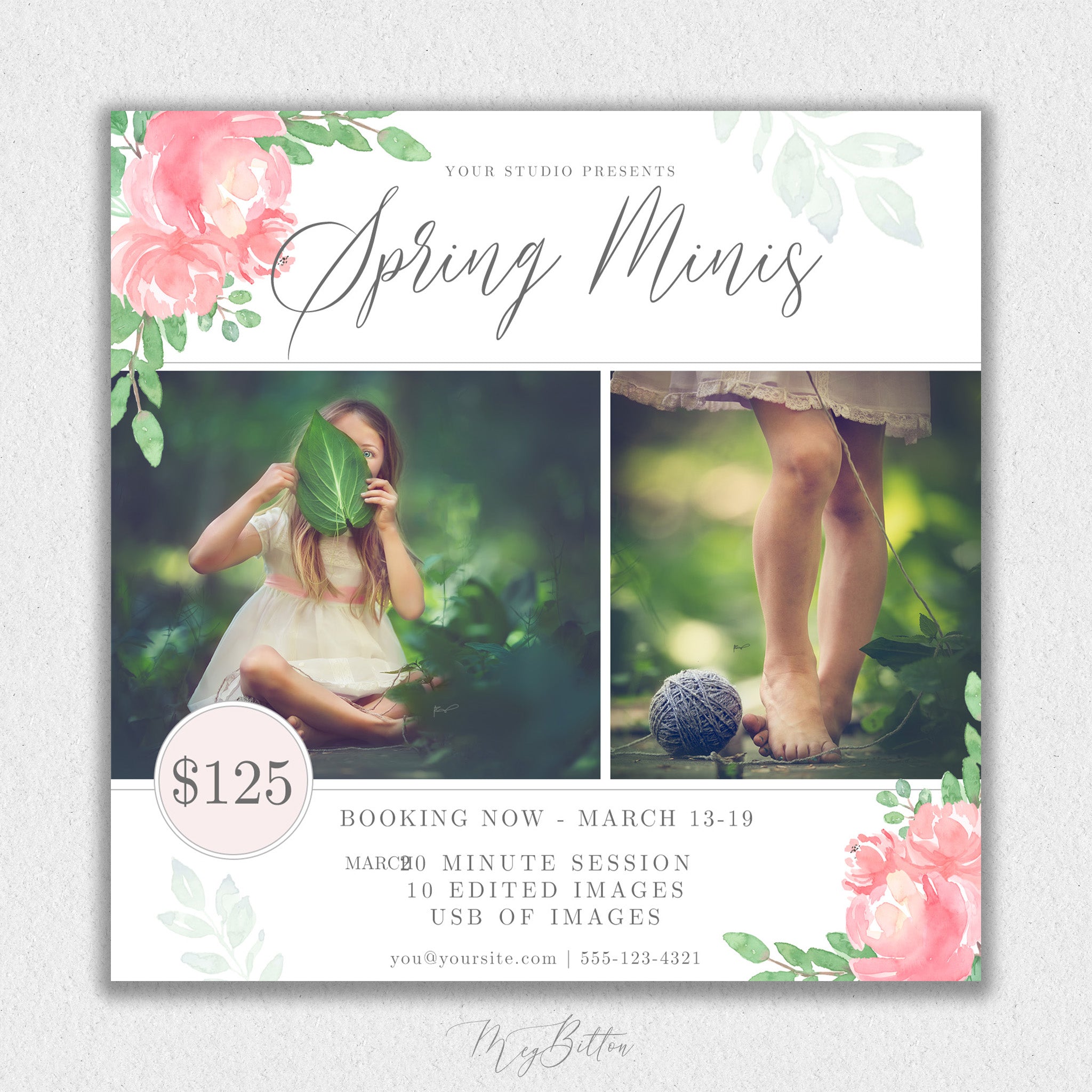 Spring Mini Session Template #12