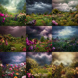 Stormy Garden Background Bundle