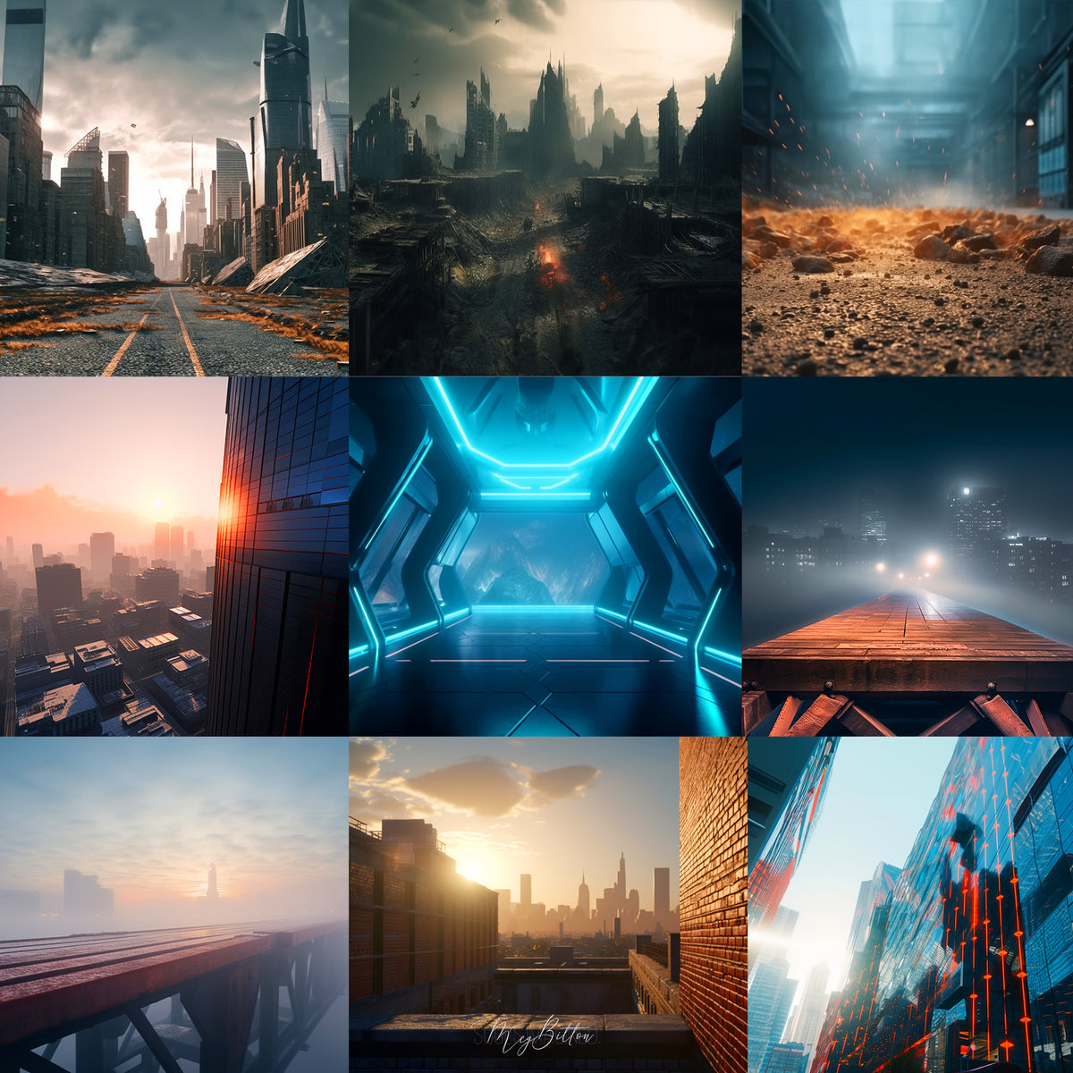 Cinematic Super Hero Background Bundle – Meg Bitton Productions