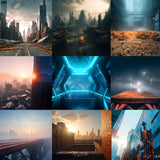 Cinematic Super Hero Background Bundle - Meg Bitton Productions