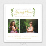 Spring Mini Session Template #5