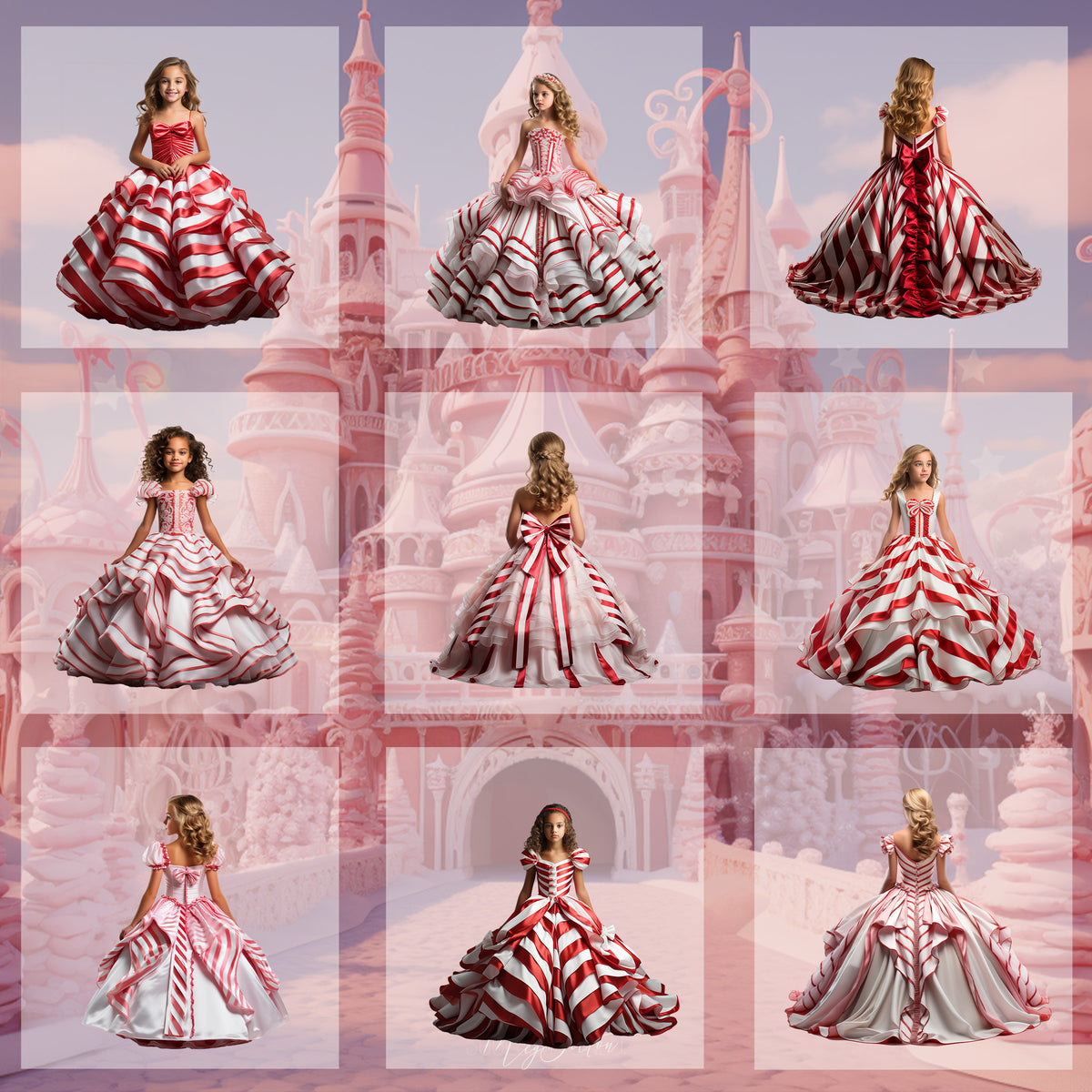 Magical Peppermint Princess Model Overlays – Meg Bitton Productions