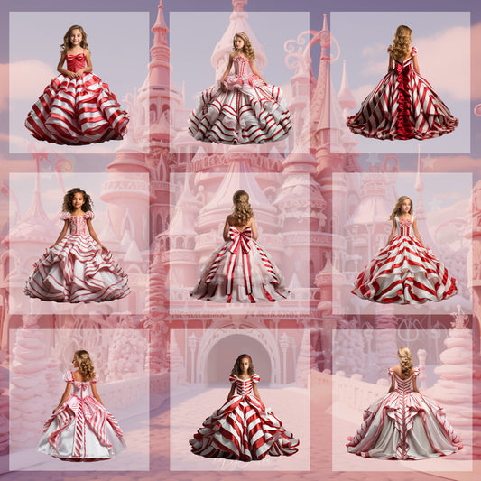 Magical Peppermint Princess Model Overlays - Meg Bitton Productions