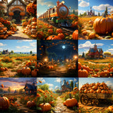 Ultimate Pumpkin Patch Background Bundle - Meg Bitton Productions