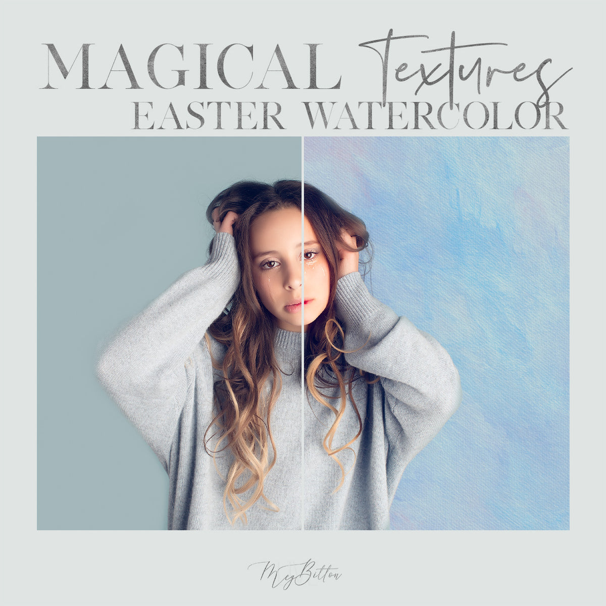 Magical Easter Watercolor Textures