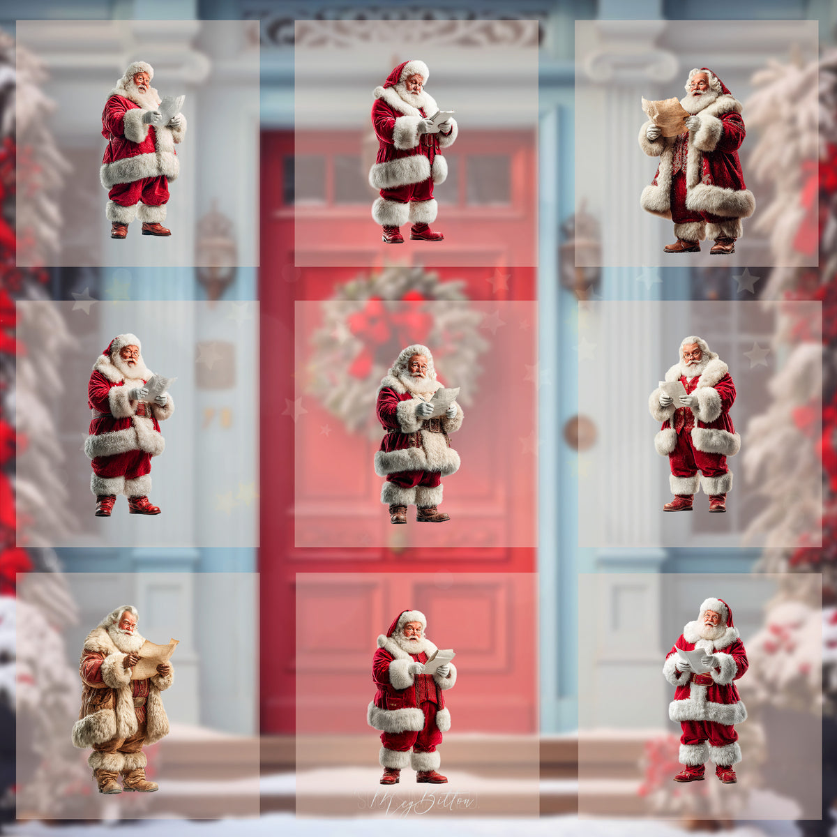 Magical Santa's List Model Overlays