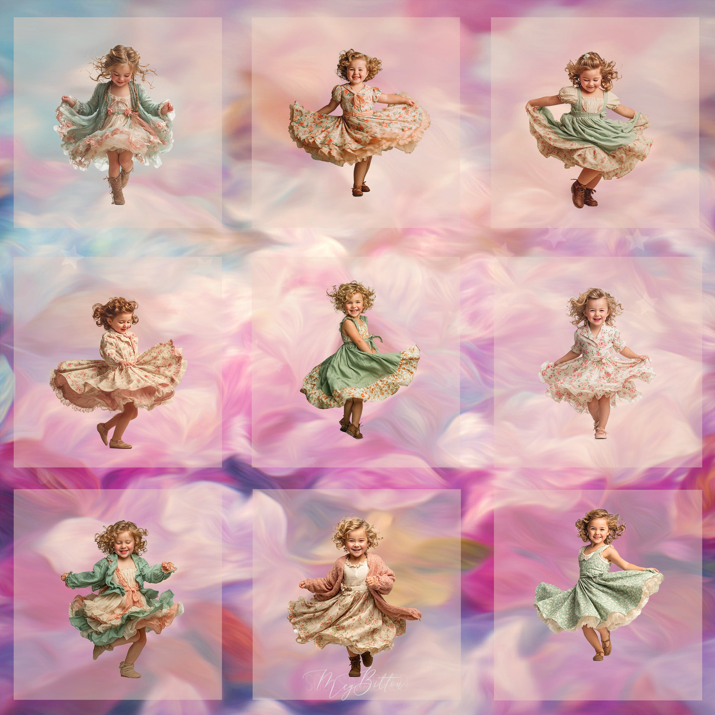 Magical Spring Twirl Model Overlays