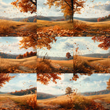 Fields of Fall Background Bundle