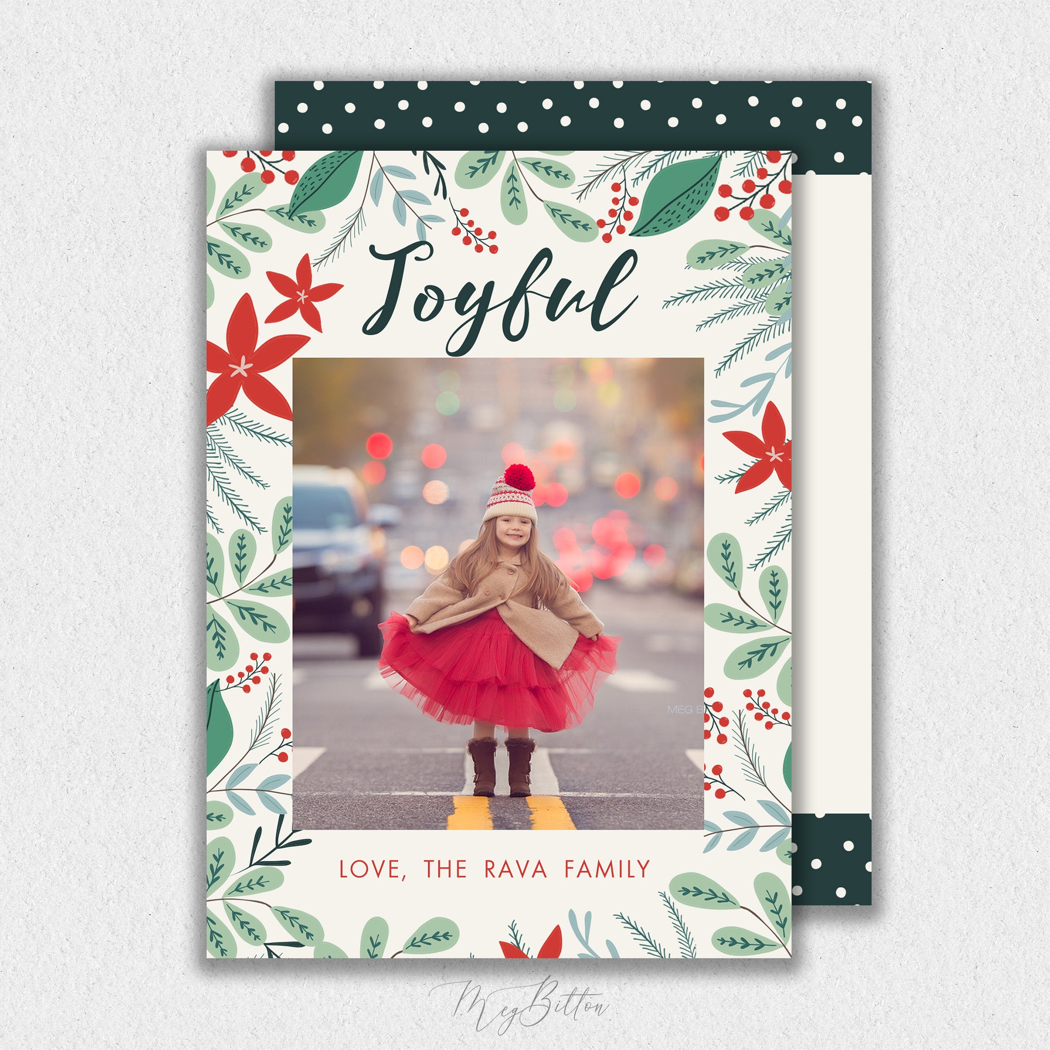 Joyful Card Template #3