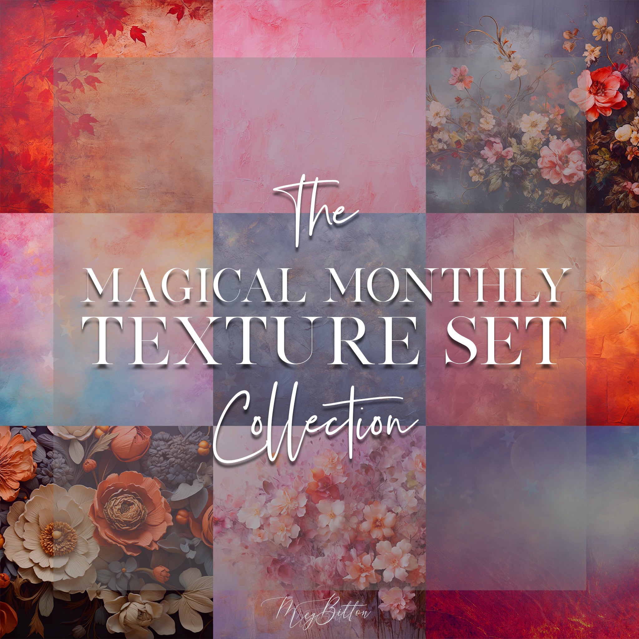 Magical Monthly Texture Set Collection - Meg Bitton Productions