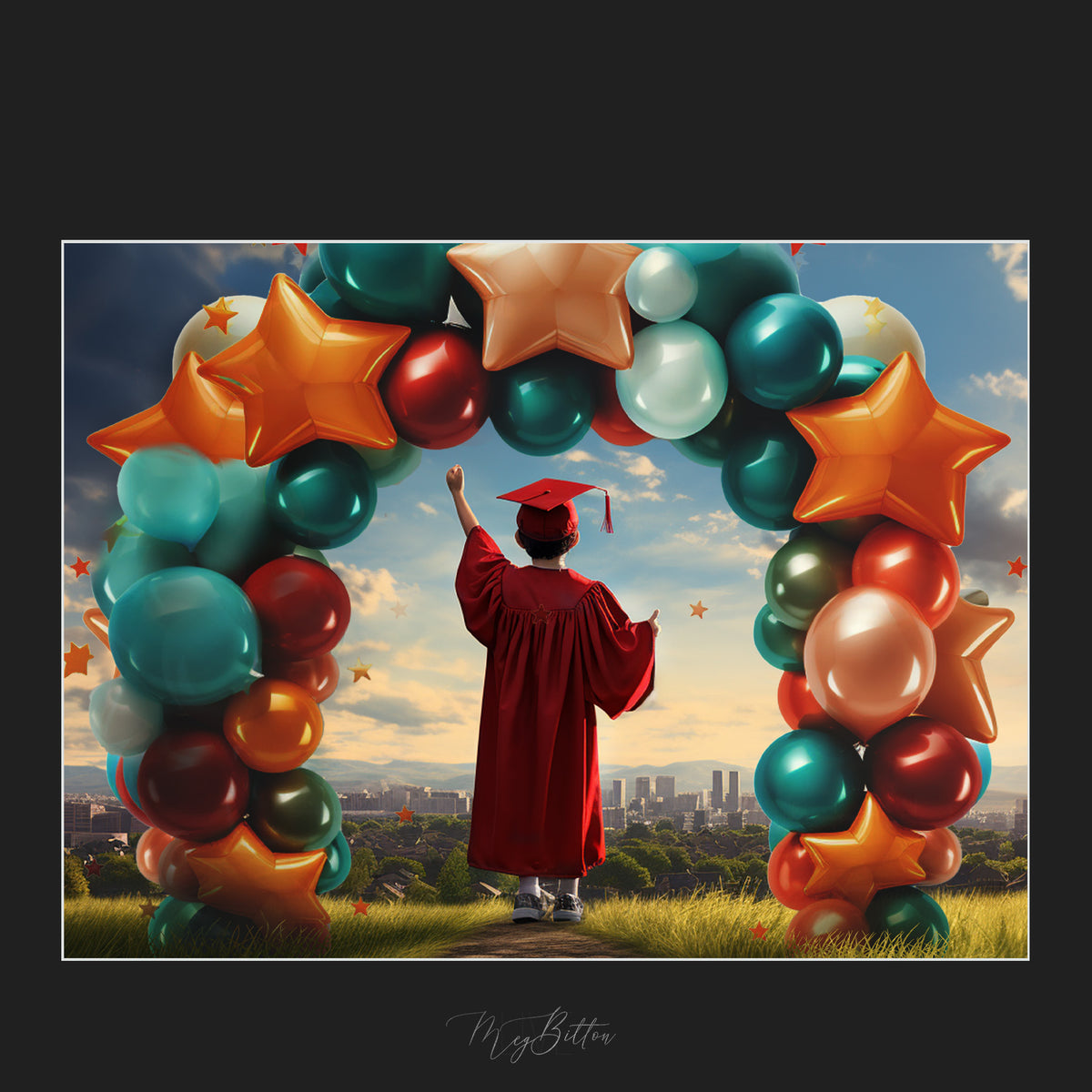 Magical Balloon Arch Overlays