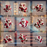 Magical Falling Santa Model Overlays