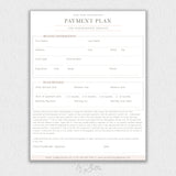 Payment Plan Template