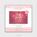 Valentines Mini Session Template #3