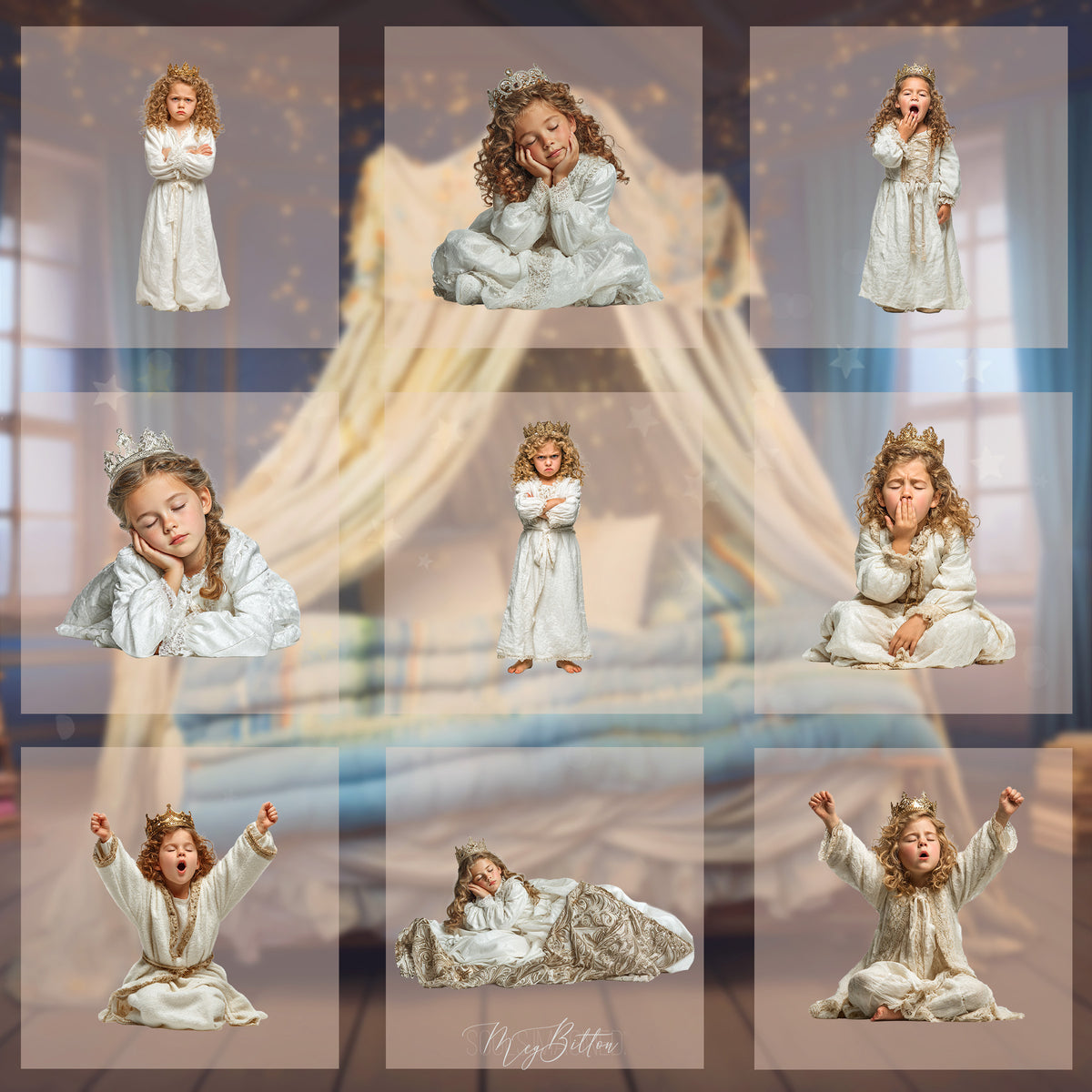Magical Tired Princess Model Overlays