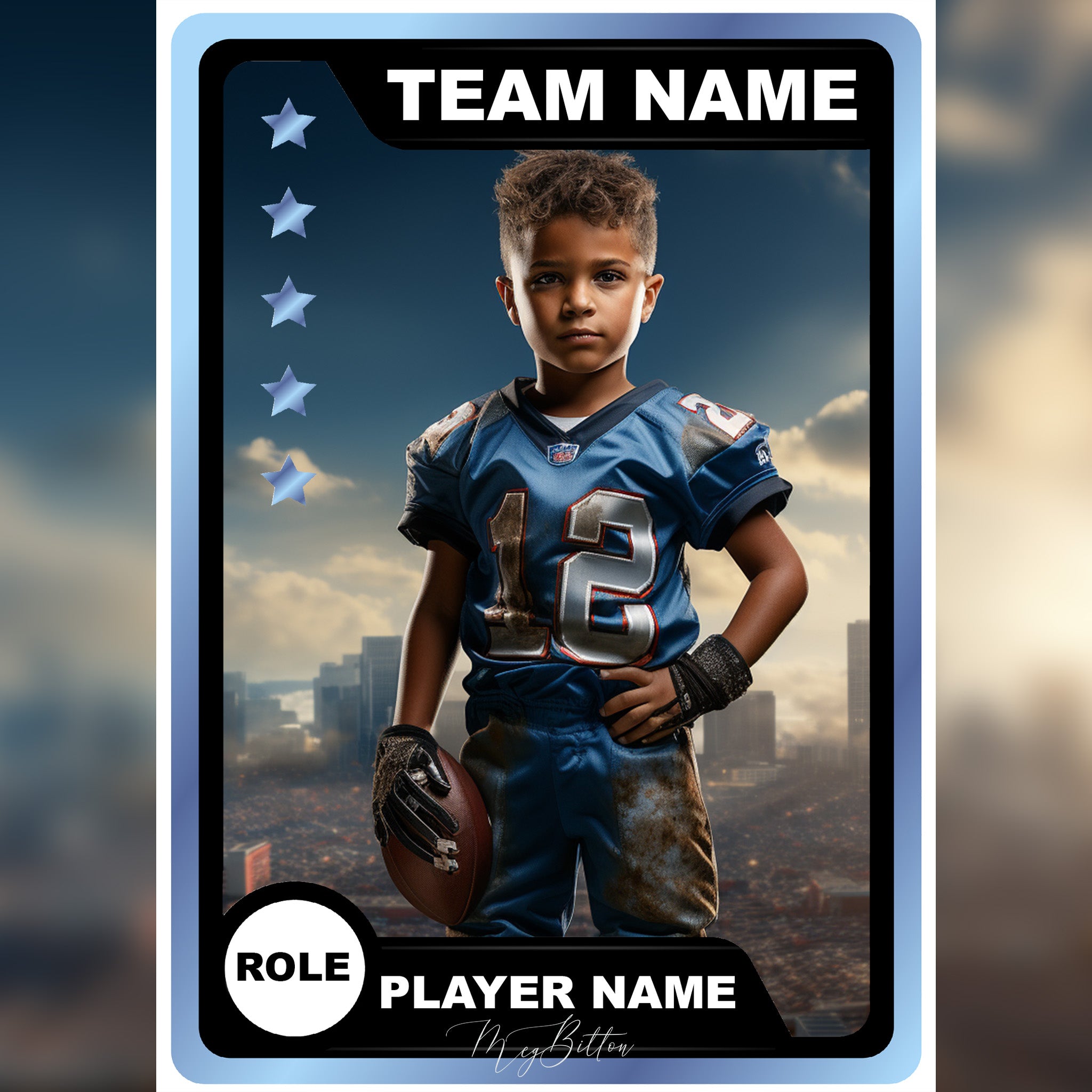 Magical Sports Cards Templates Meg Bitton Productions
