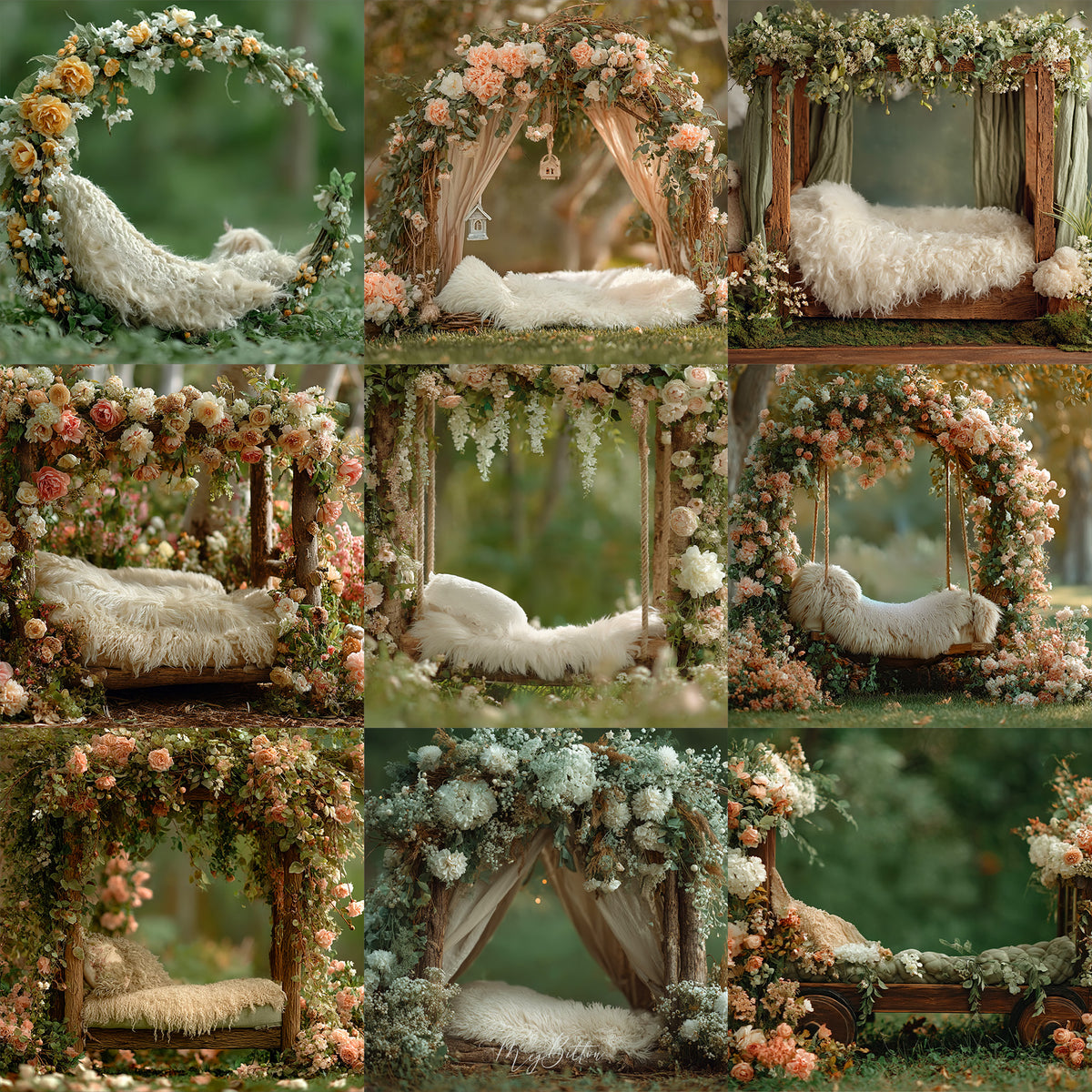 Sweet Baby Newborn Background Bundle