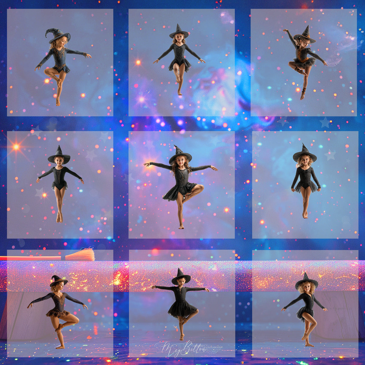 Magical Gymnast Witch Model Overlays