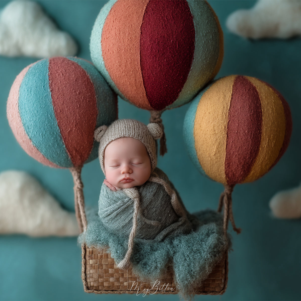 Newborn Kit: Felted Balloons