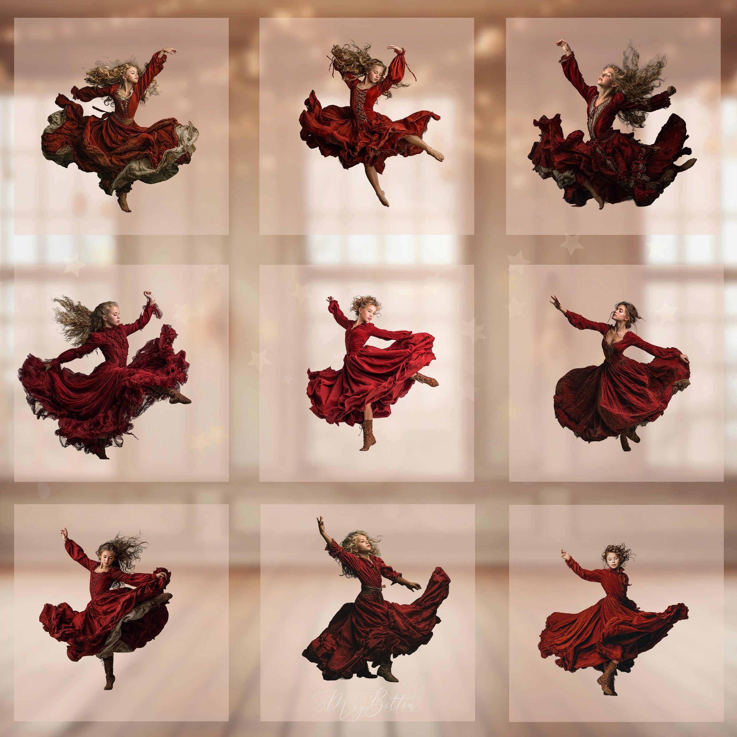 Magical Crimson Dancer Model Overlays