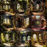 Ultimate Abandoned Library Background Bundle