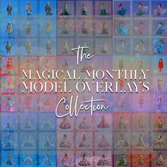 Magical Monthly Model Overlays Collection - Meg Bitton Productions