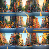 Claymation City Street Background Bundle