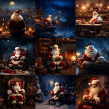 Ultimate Santa Claus Background Bundle - Meg Bitton Productions