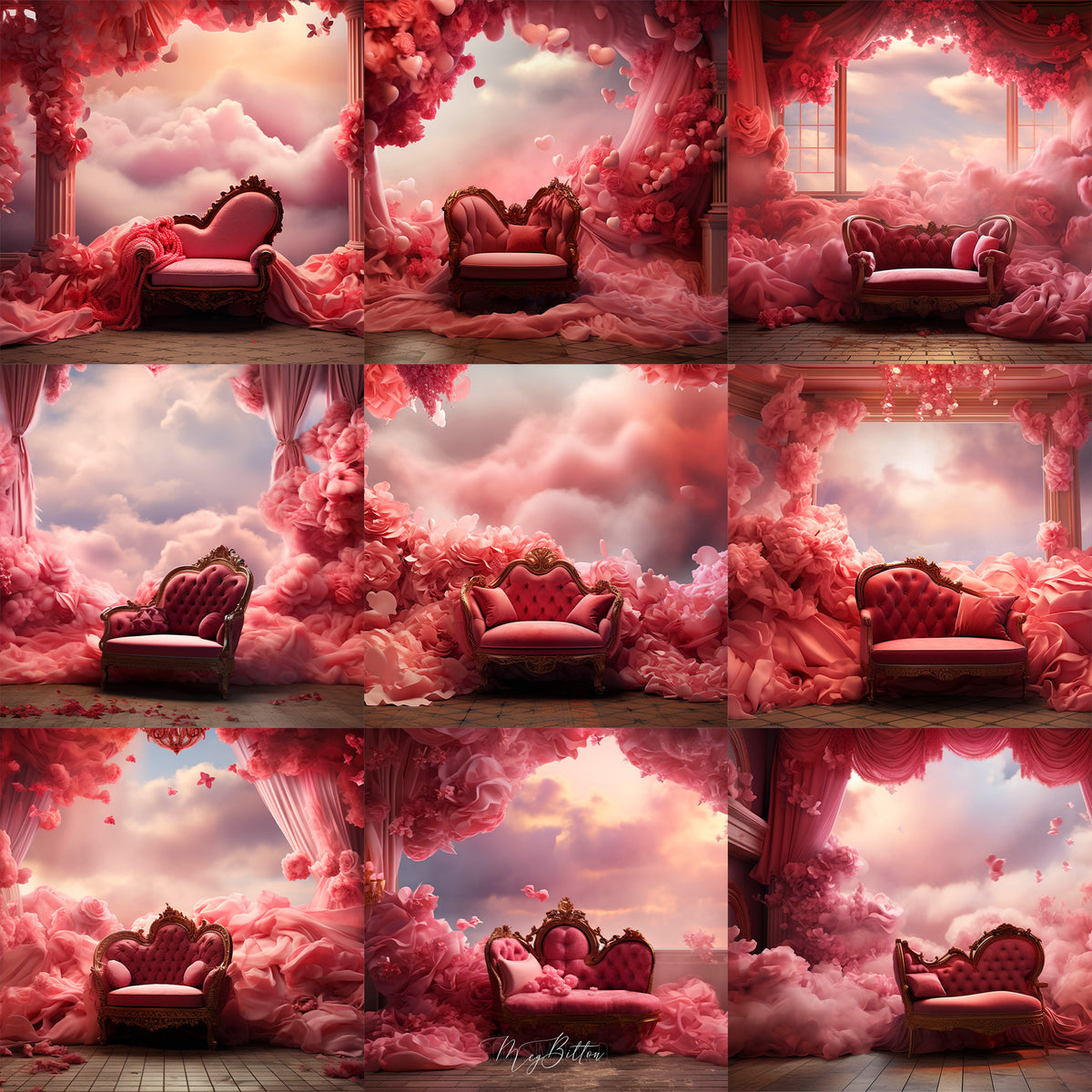 Lovers Lounge Background Bundle