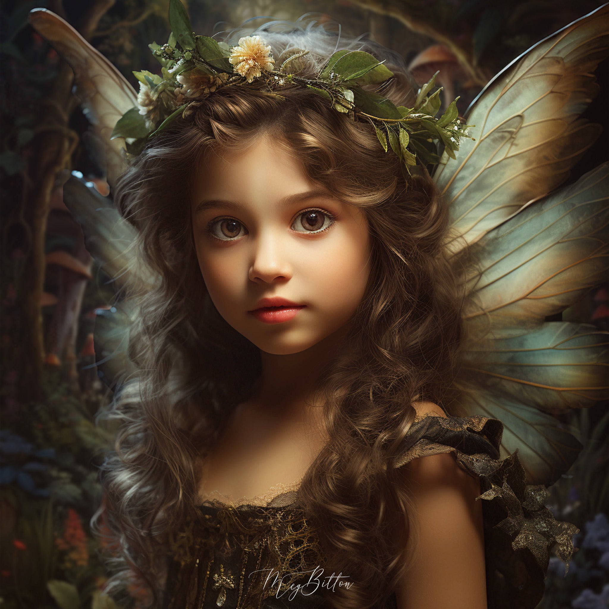 Fine Art Fairy. Background & Portrait Asset Pack