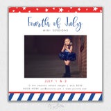 4th of July Mini Session Template #3