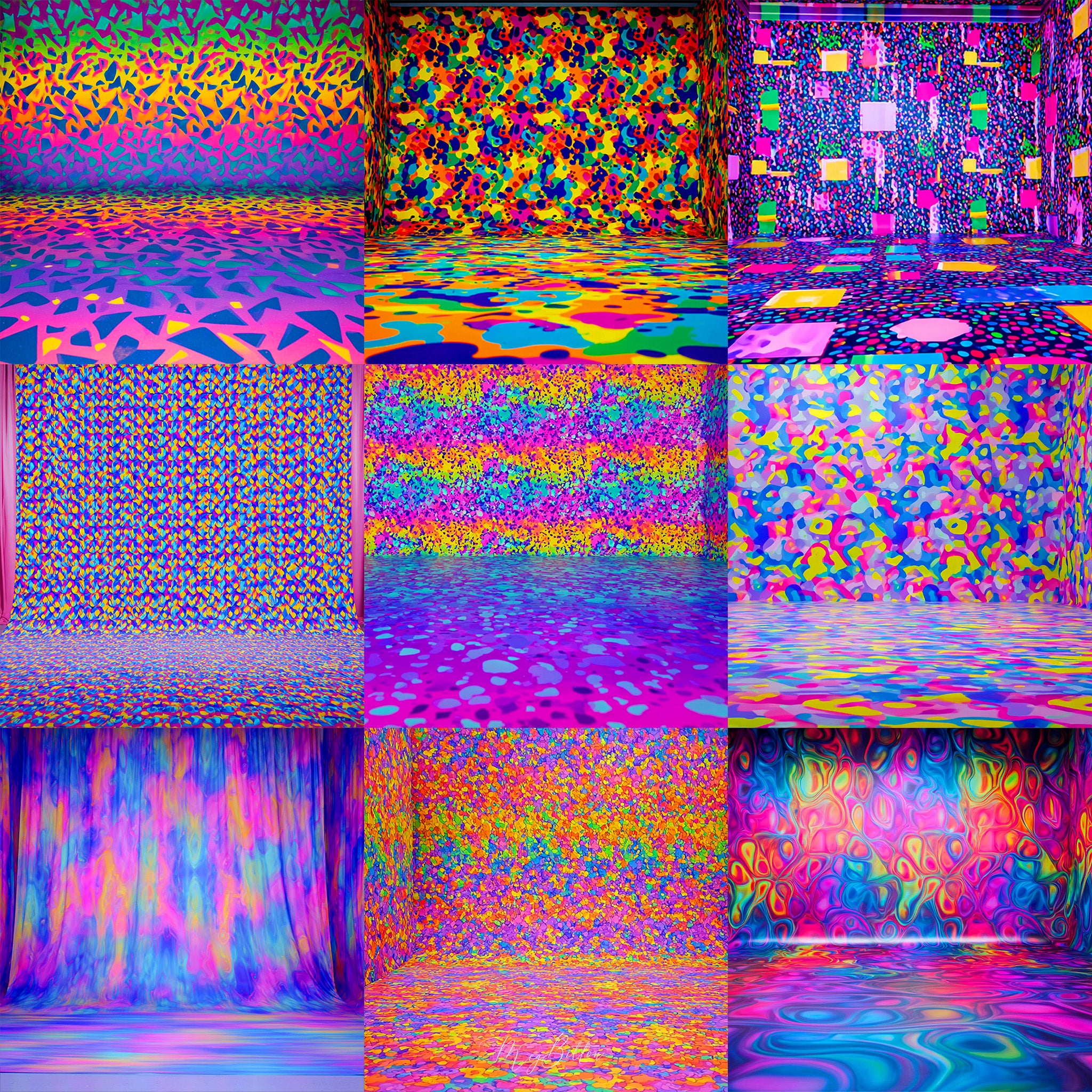 Retro 80's Studio Background Bundle