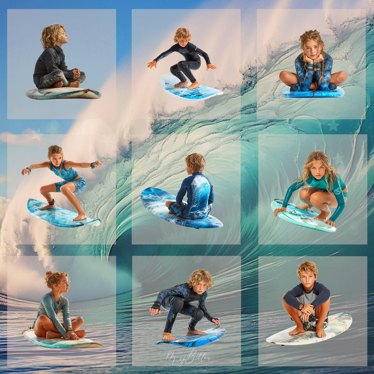 Magical Surfer Model Overlays