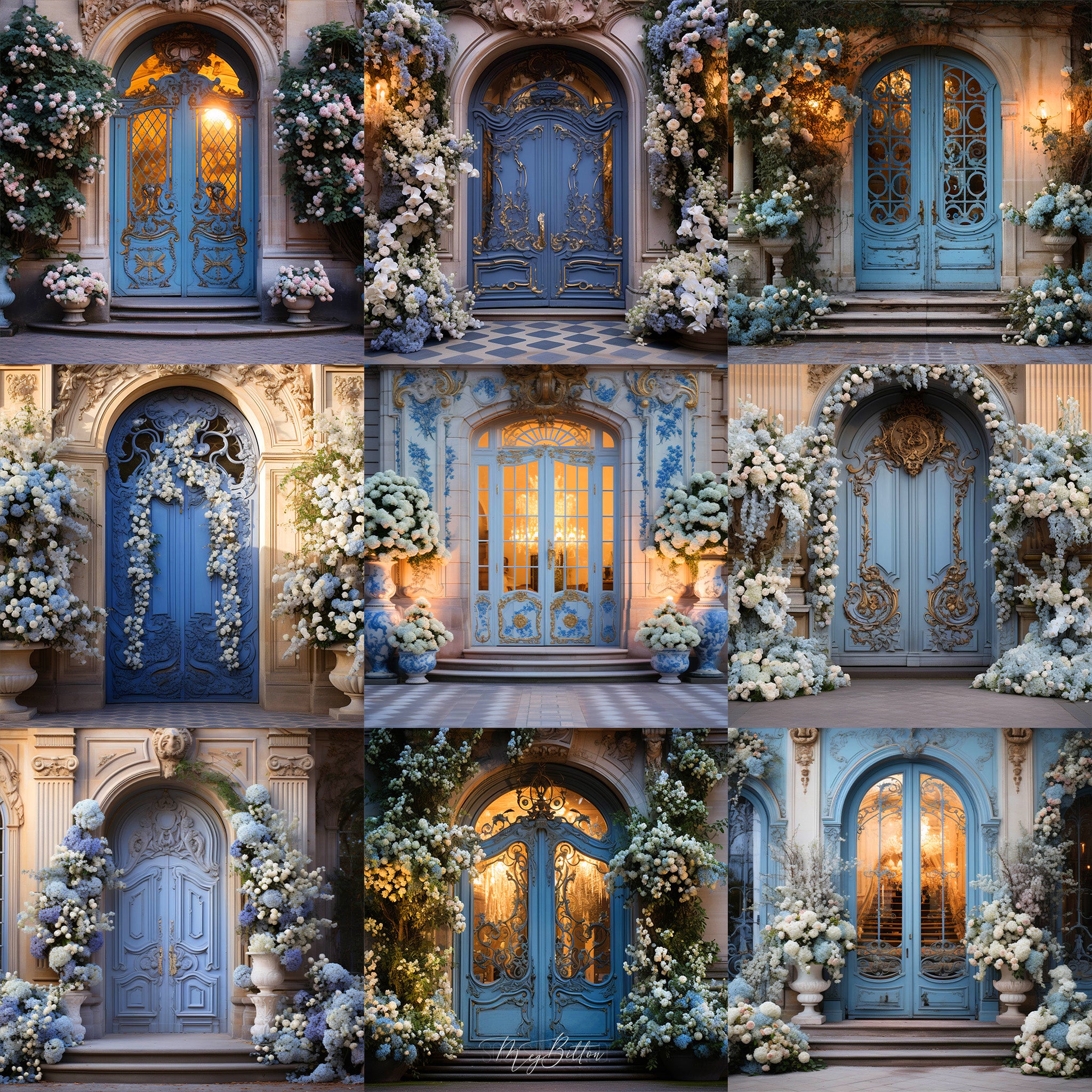 Palace Door Background Bundle