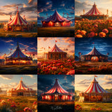 Ultimate Circus Tent Background Bundle