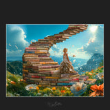 Magical Book Staircase Overlays