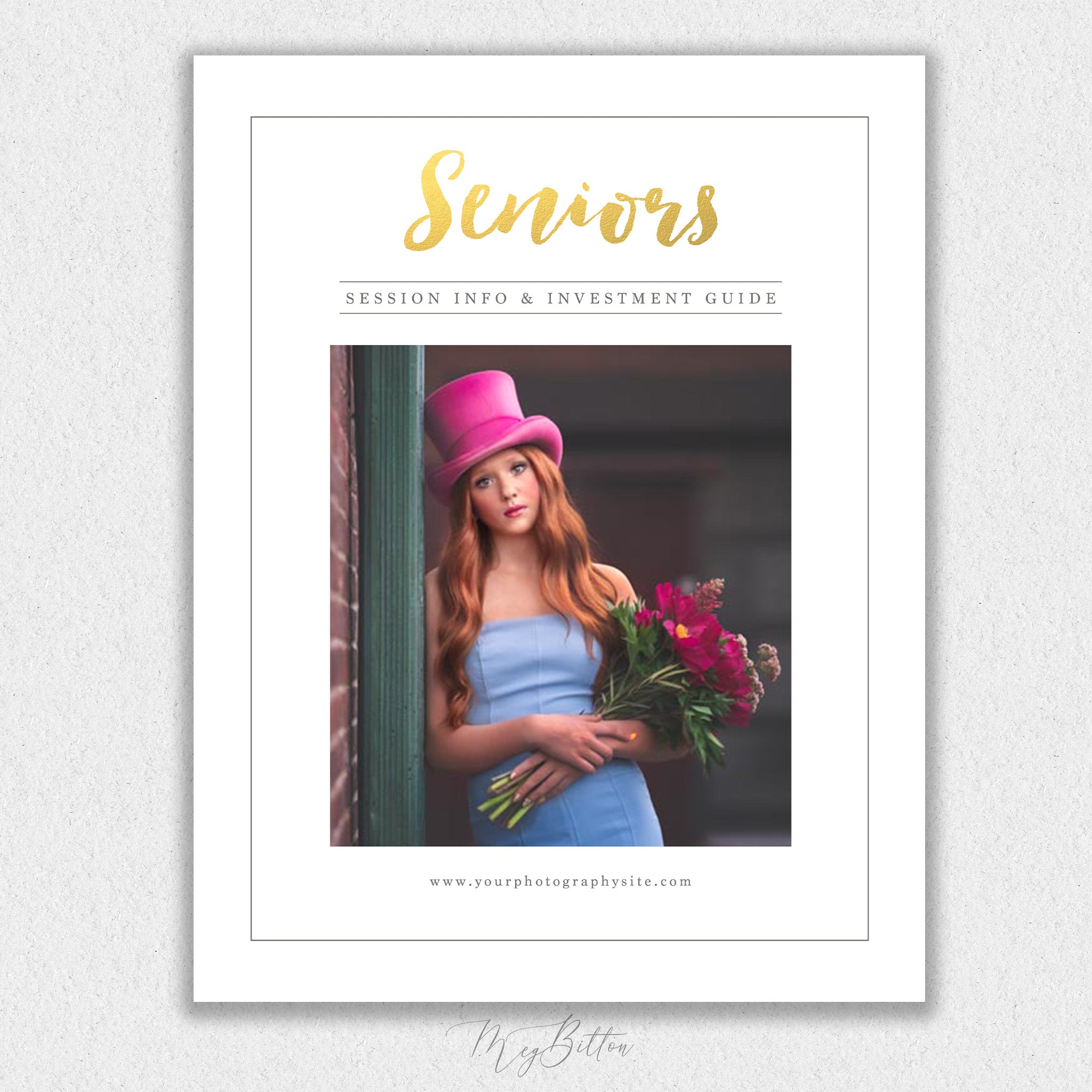 Senior Client Magazine Template