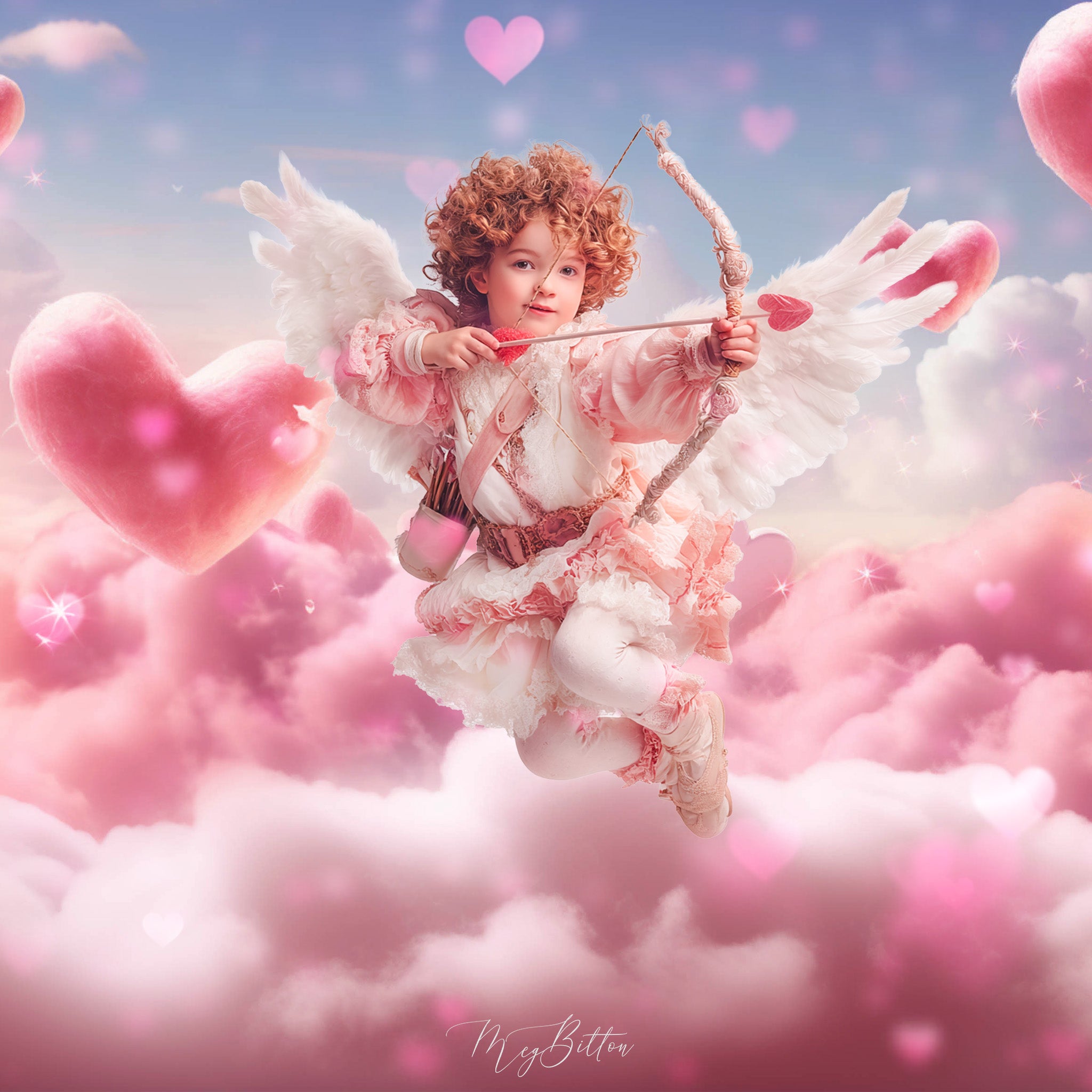 Magical Moving Valentine's Bokeh Overlays