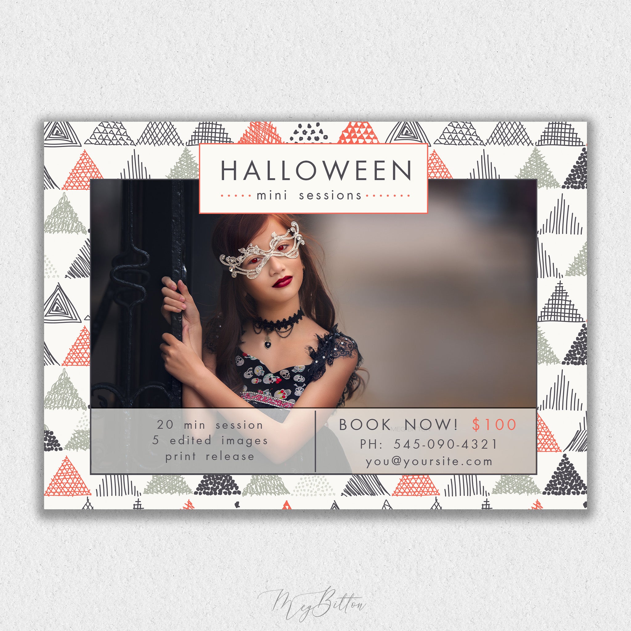 Halloween Mini Session Template #8