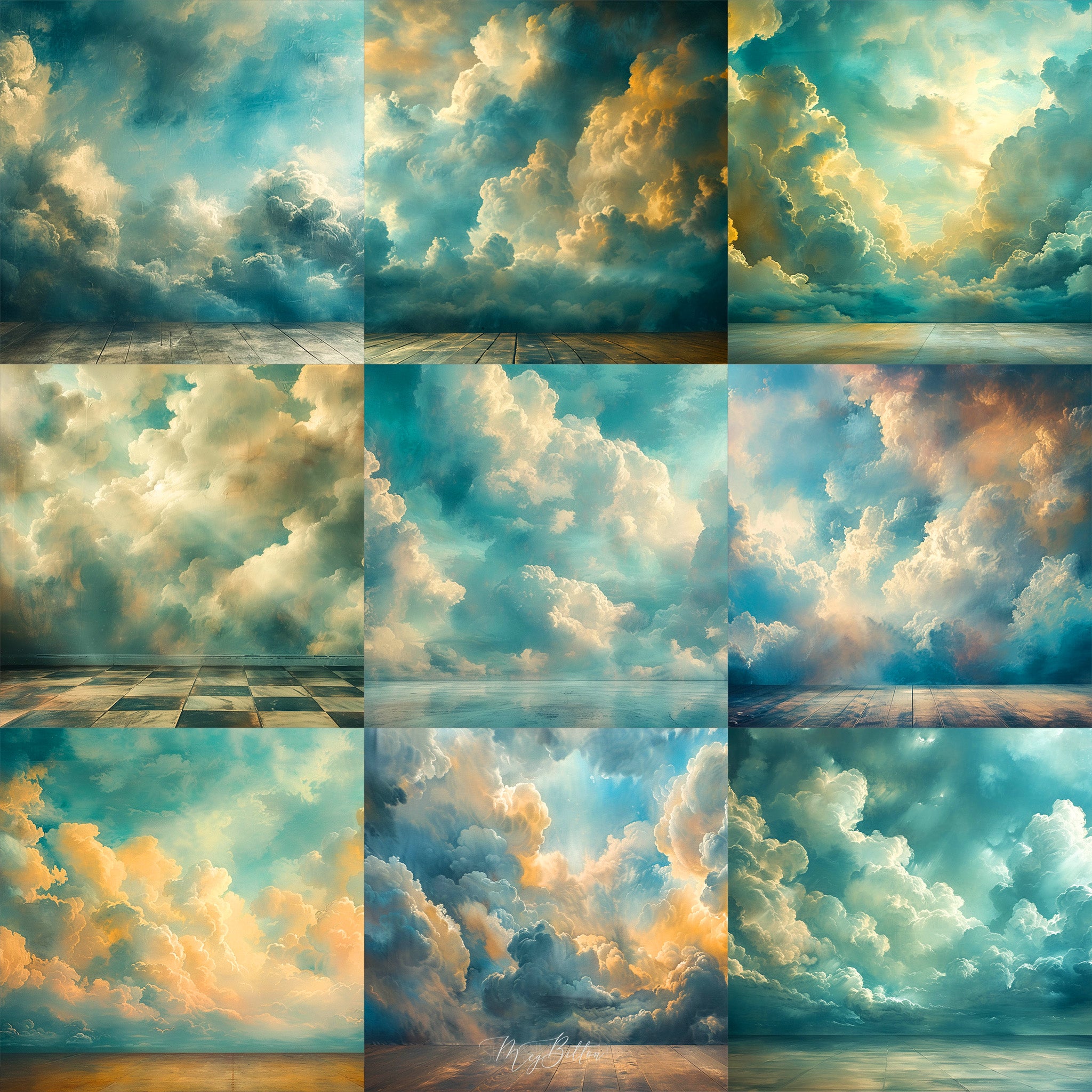 Baroque Studio Sky Background Bundle