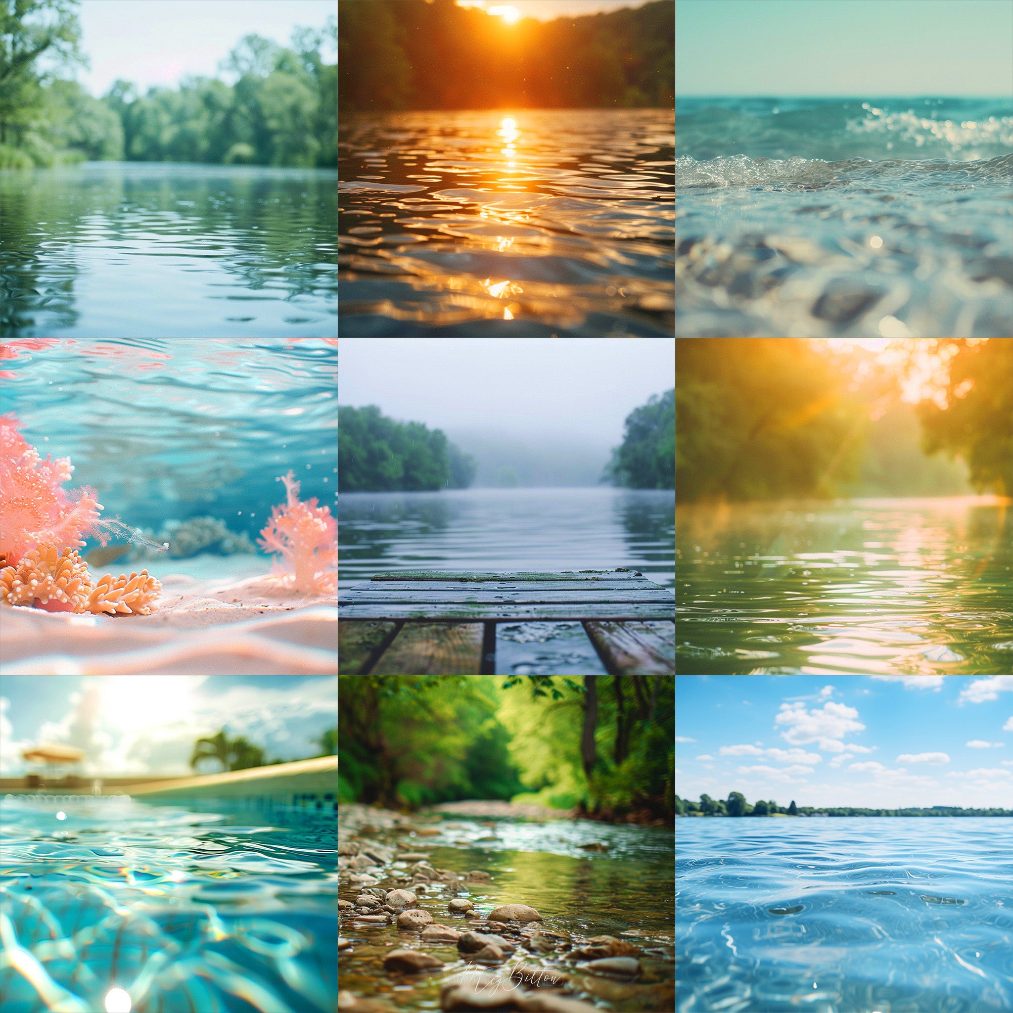 Ultimate Water Background Bundle