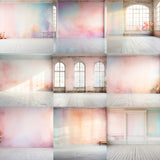 Pastel Grunge Room Background Bundle